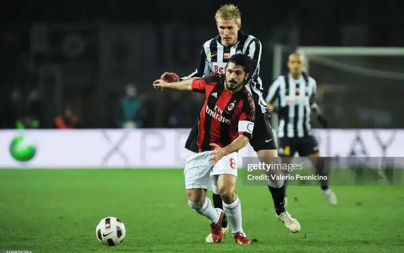 Gattuso có phong cách thi đấu máu lửa.