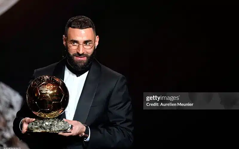 Benzema giành Quả bóng vàng ở Real Madrid.