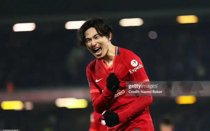 Minamino từng khoác áo Liverpool.
